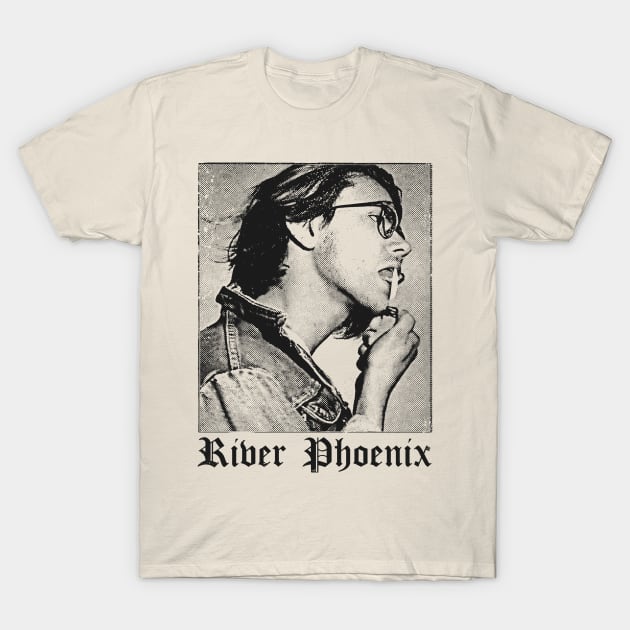 River Phoenix ////// 90s Aesthetic Fan Design T-Shirt by unknown_pleasures